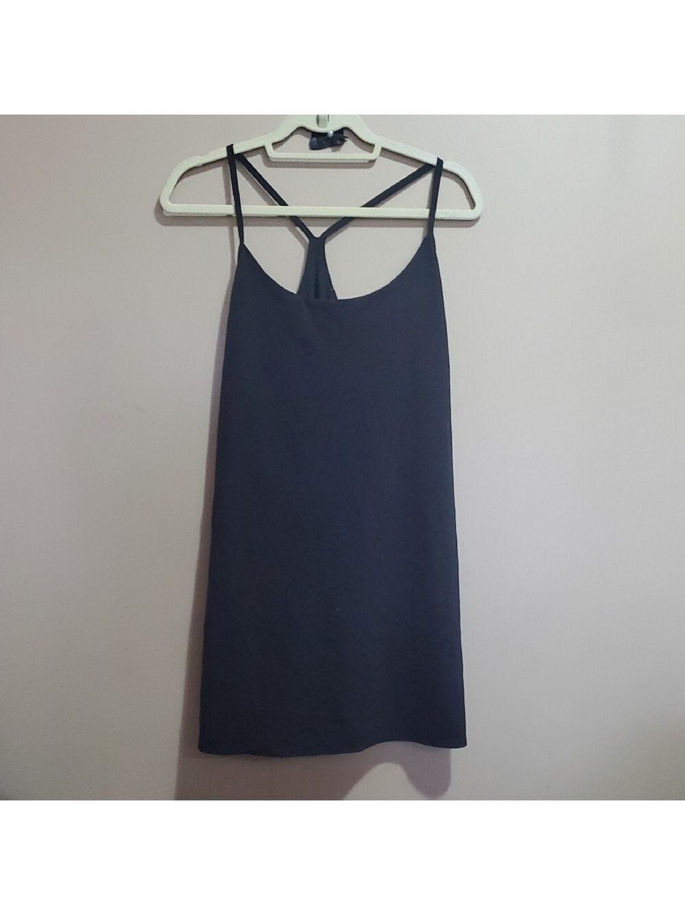 Athletic Works Dri More Black Strappy Dress W/ Built In Shorts Size XL
